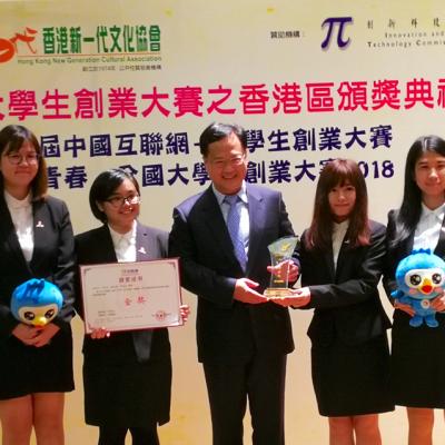 China College Students’ Entrepreneurship Competition (“Chuang Qing Chun”) 2018